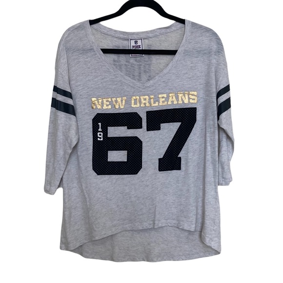 PINK Victoria's Secret Tops - New Orleans Saints shirt